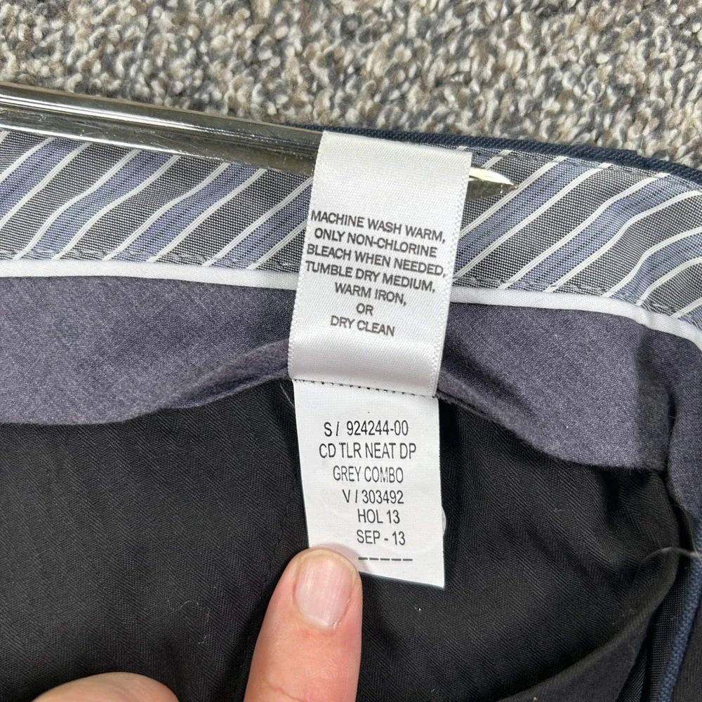 NEW Banana Republic Mens‎ Tailored Fit Dress Pants Navy Blue 34x32 924244-00-1